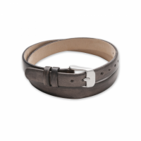 Классический кожаный магнитный браслет коричневого цвета для слайдеров немецкого бренда Energetix (ЕХ) 