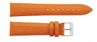 Широкий кожаный браслет оранжевого цвета для центрального магнитного элемента
